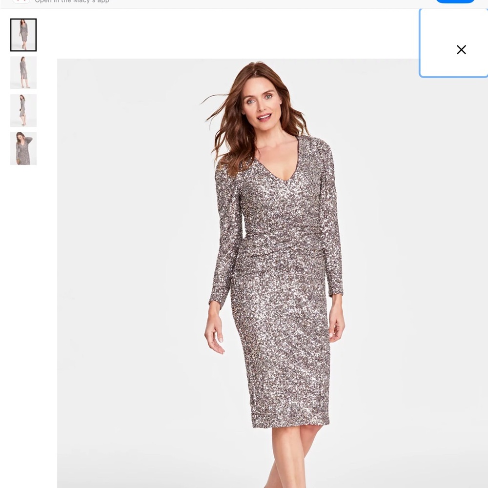 Elegant Sequin Evening Dress